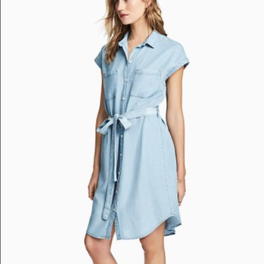 Light Denim Lyocell Dress